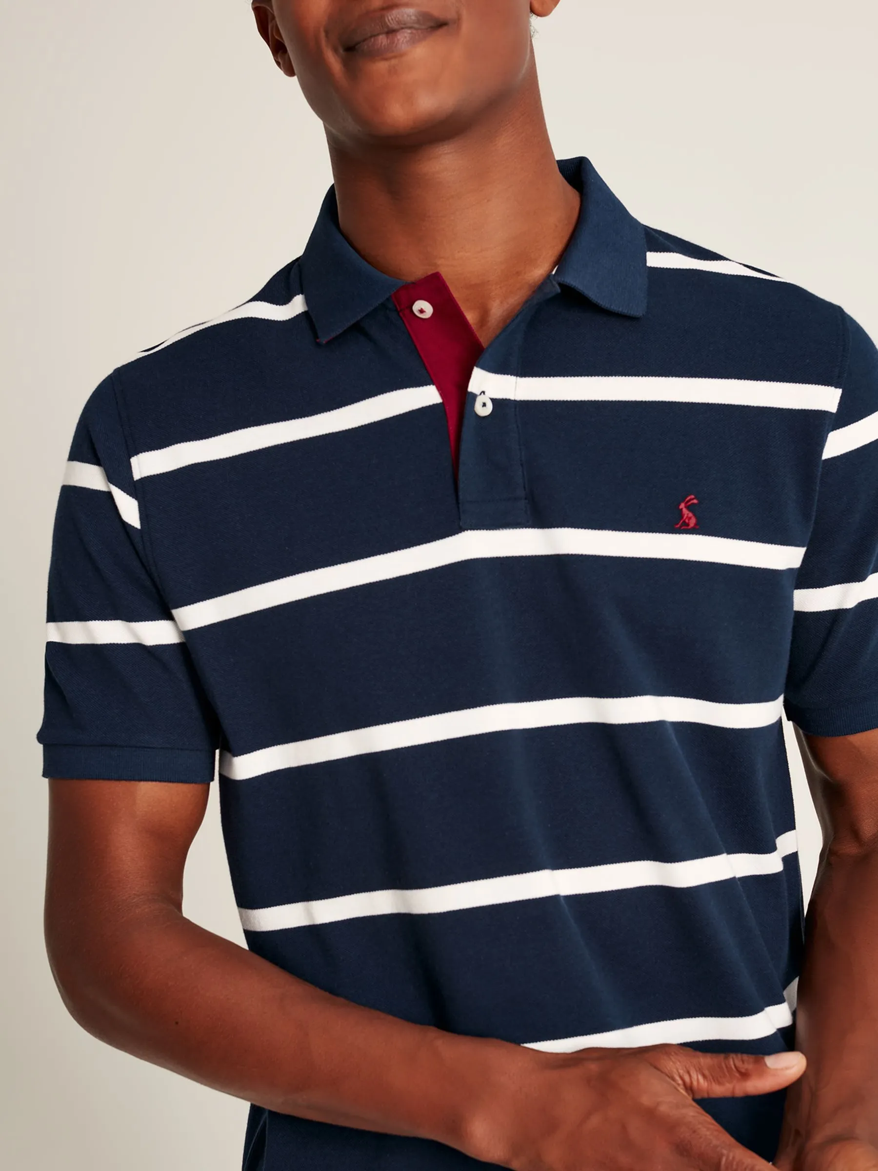 Joules Filbert Classic Fit Striped Polo Shirt