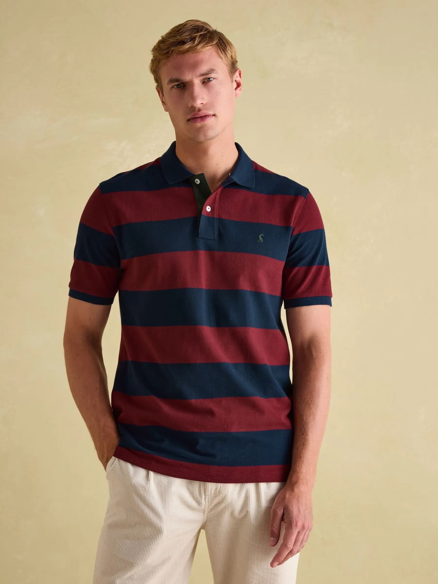 Joules Filbert Classic Fit Striped Polo Shirt