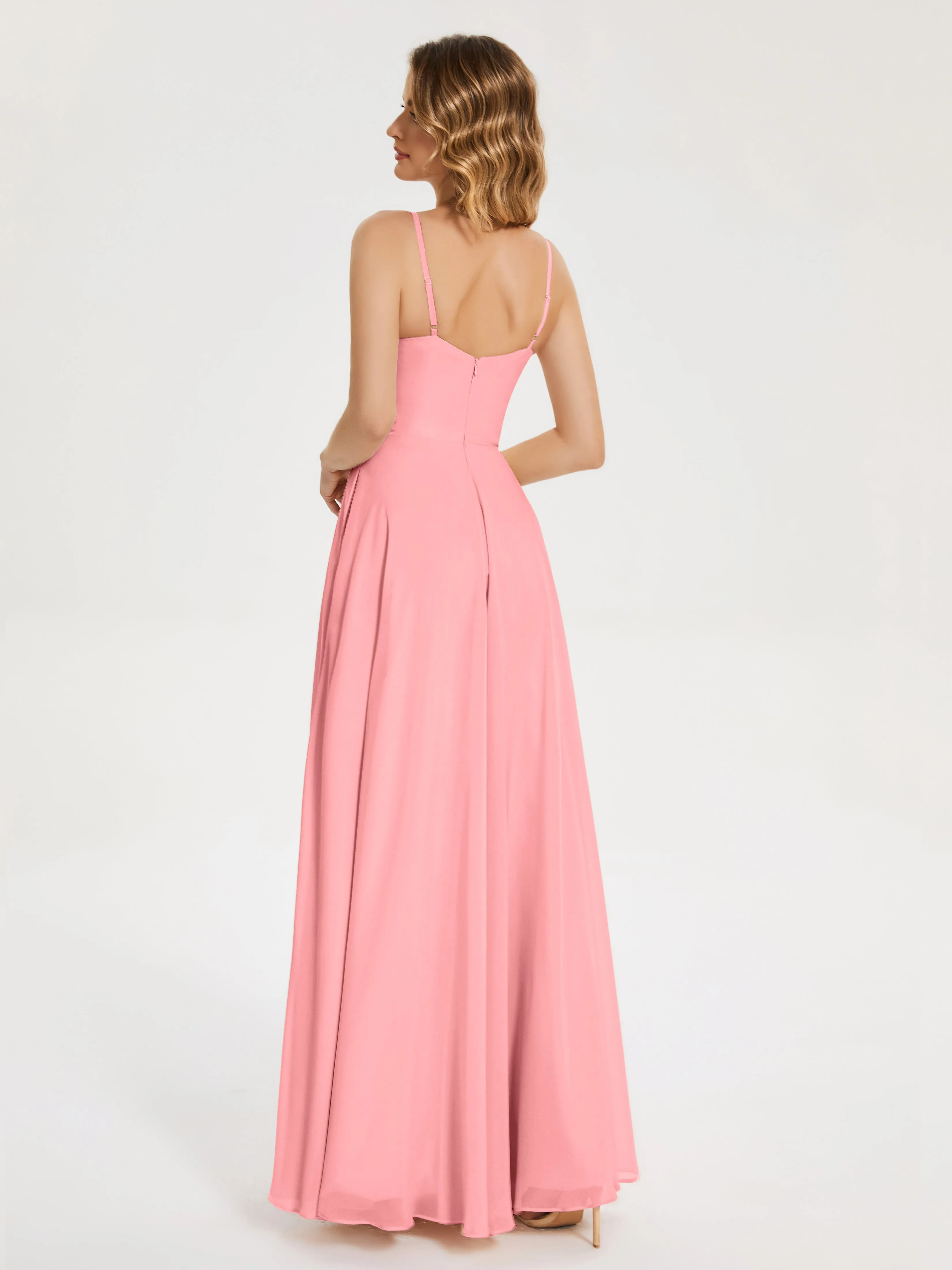 Ruth Simple Spaghetti Straps Bridesmaid Dresses