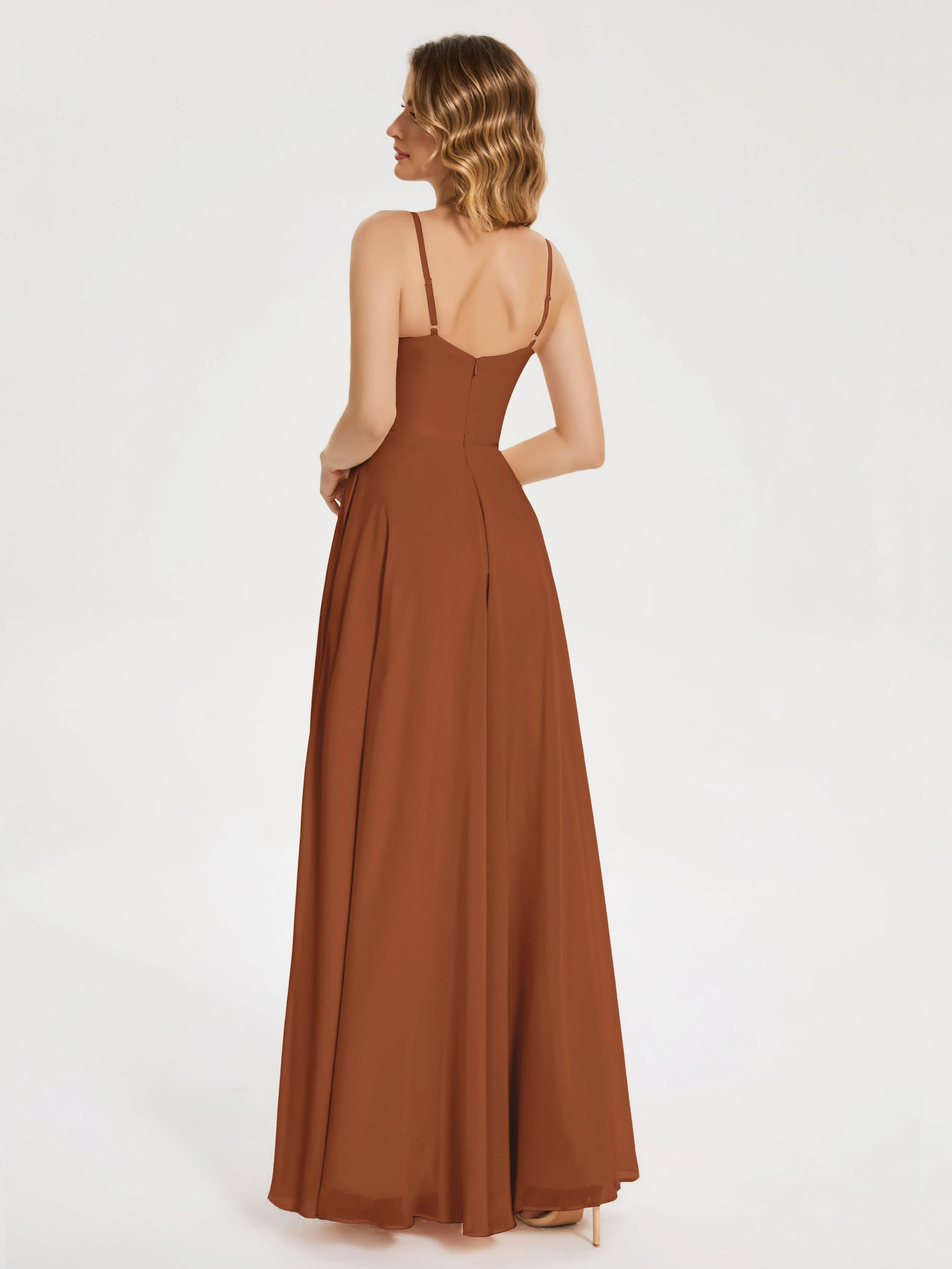 Ruth Simple Spaghetti Straps Bridesmaid Dresses