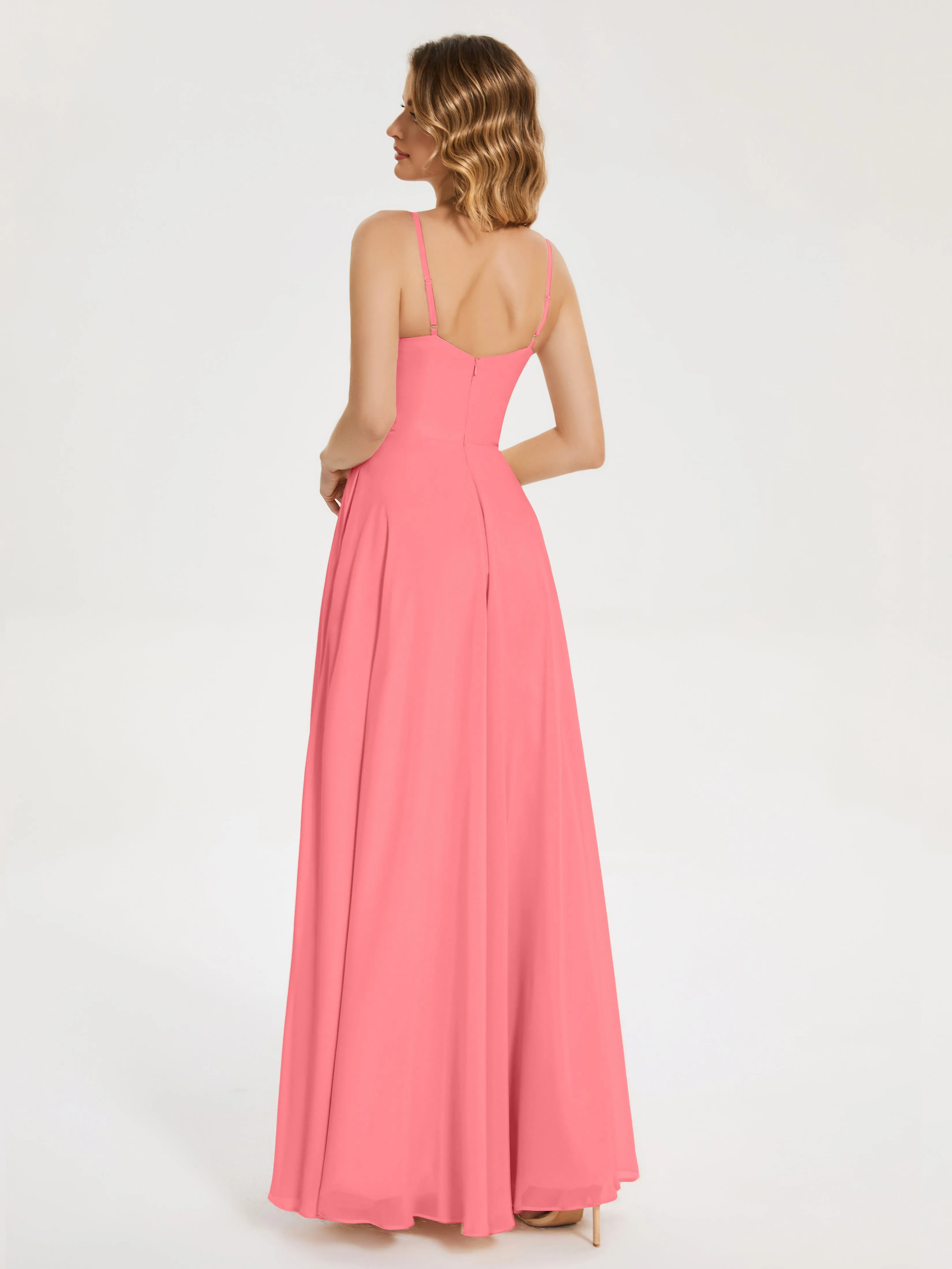 Ruth Simple Spaghetti Straps Bridesmaid Dresses